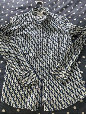 EUC JCrew Boy fit seahorse shirt size 0